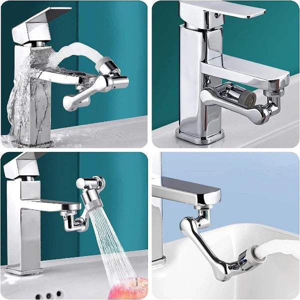 Flexible 1080° Faucet Extender – Dual Modes
