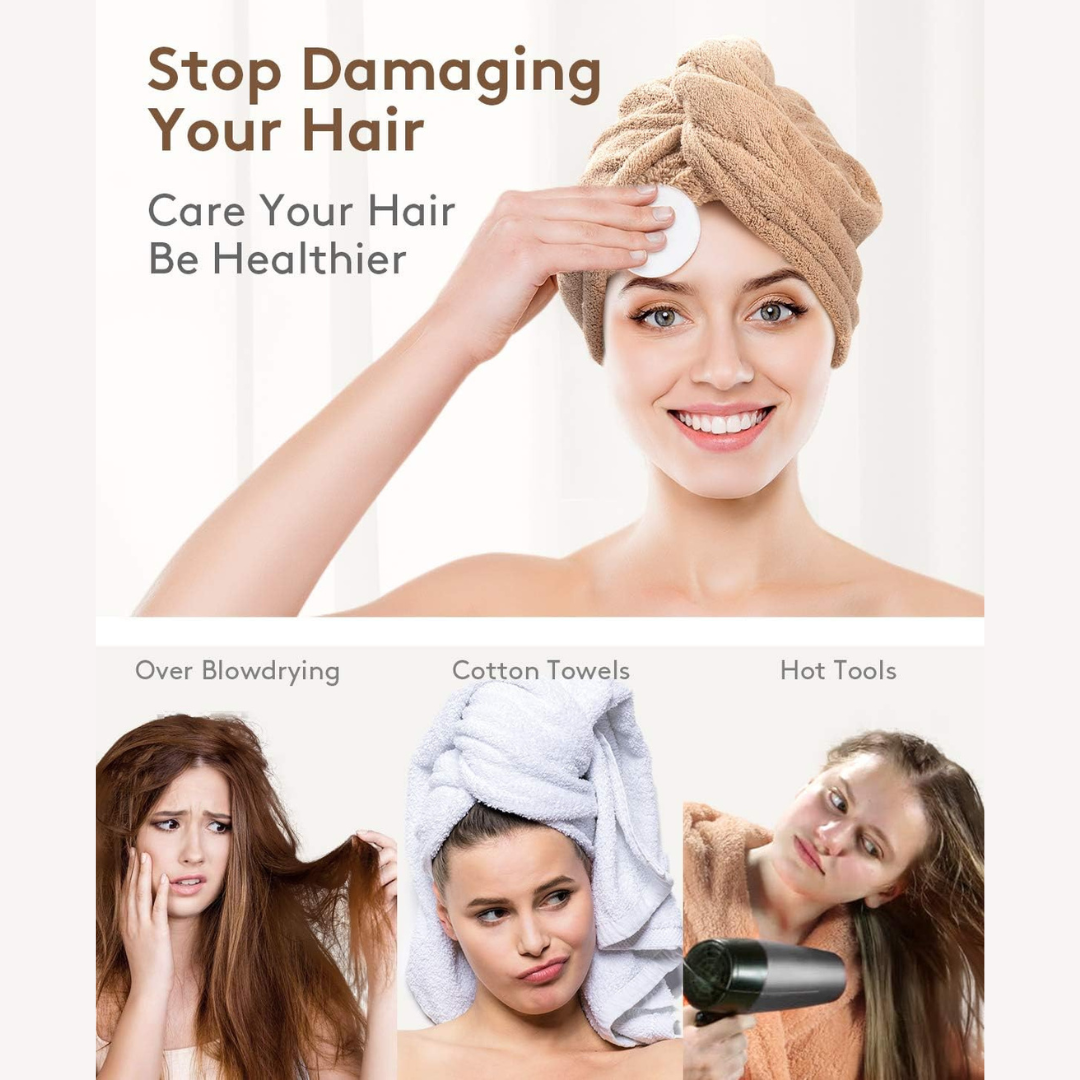 Microfiber Hair Drying Cap Buy 1 Get 1 FREE