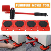 Heavy Furniture Moving Tool (5 In 1) Slider Remover Rolling Wheels
