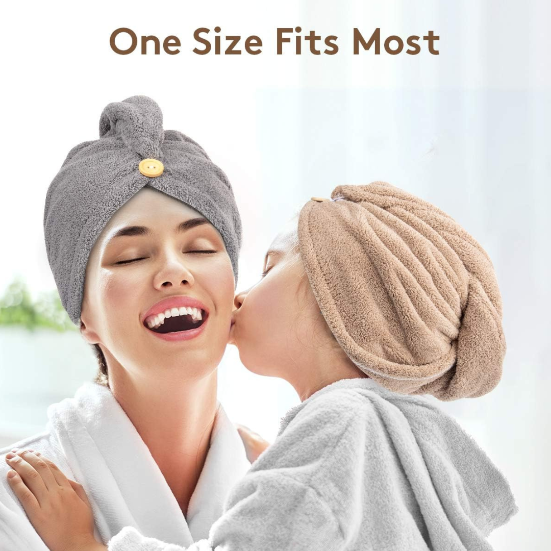 Microfiber Hair Drying Cap Buy 1 Get 1 FREE
