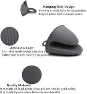 2 Silicone Heat Resistant Glove Clip
