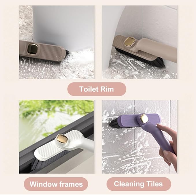 Multipurpose Bathroom Tile Floor Gap Cleaning Brush