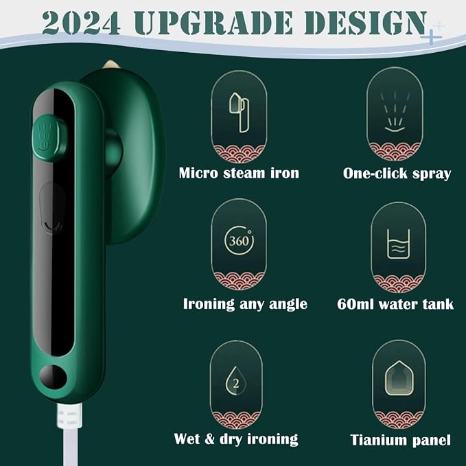 Mini Portable Steam Iron for Clothes