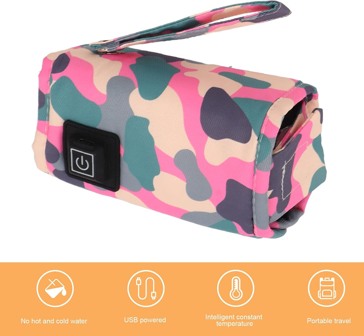 Portable USB Feeder Warmer Pouch | 42°C Constant Heating