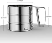 Flour Sifter, Stainless Steel Sifter for Baking