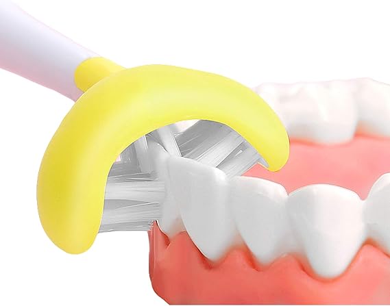 Three Sided Soft Toothbrush Wrap Around Deep Cleaning Manual Toothbrush