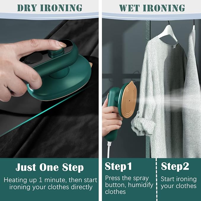 Mini Portable Steam Iron for Clothes