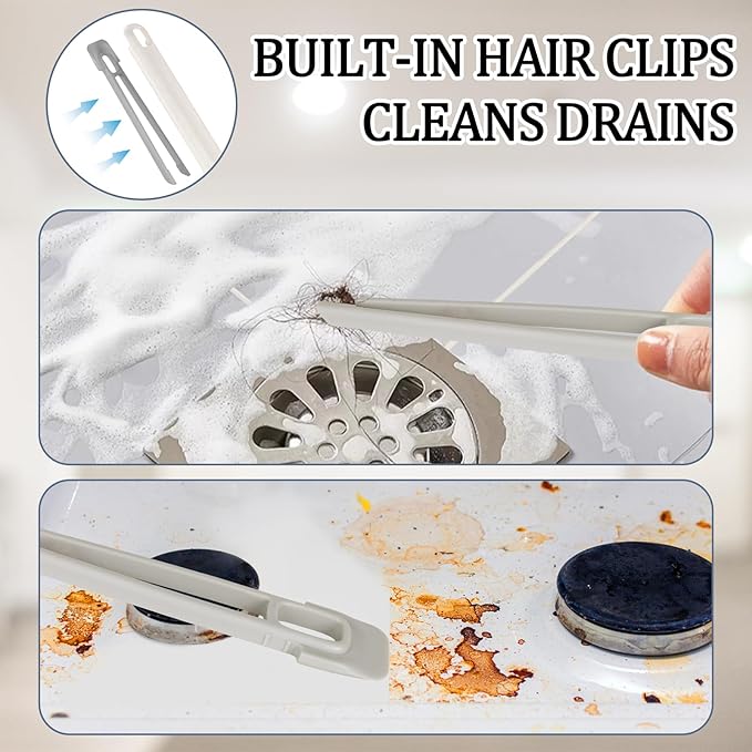 Multipurpose Bathroom Tile Floor Gap Cleaning Brush
