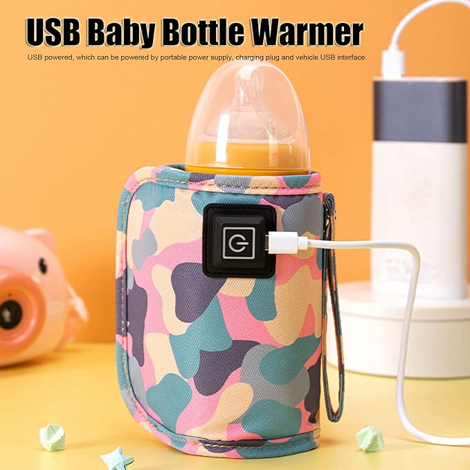 Portable USB Feeder Warmer Pouch | 42°C Constant Heating