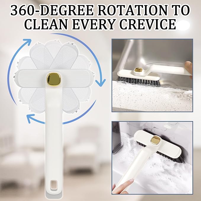 Multipurpose Bathroom Tile Floor Gap Cleaning Brush