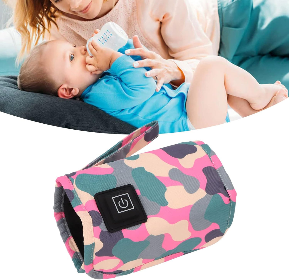 Portable USB Feeder Warmer Pouch | 42°C Constant Heating
