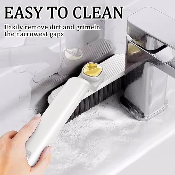 Multipurpose Bathroom Tile Floor Gap Cleaning Brush