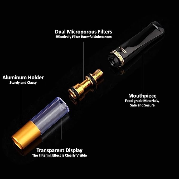 5 Pcs Reduce Tar Cigarette Filter