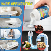 Powerful Toilet & Sink Clog Remover Drain Cleaner Powder (100g) Buy 1 Get 1 free