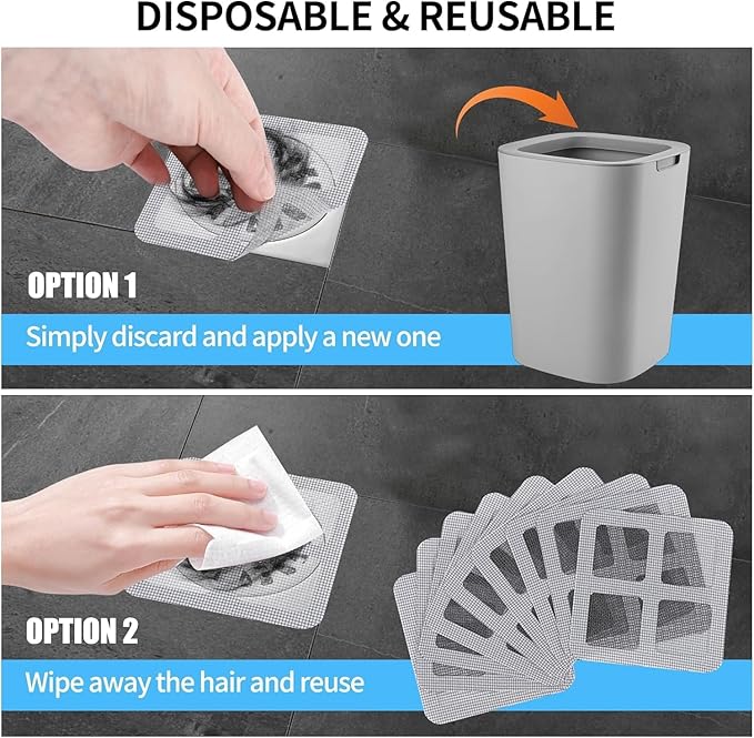 Multifunctional Sticker Drainer Net for bathroom, kitchen etc