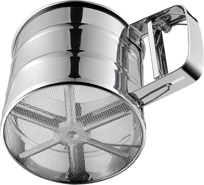 Flour Sifter, Stainless Steel Sifter for Baking