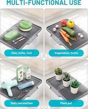 Big Size Silicon Drain Mat | Anti Slip Sink Drain Mat For Kitchen | Waterproof Pad For Kitchen