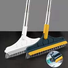 2 In 1 Floor Cleaning Brush Bathroom Tile Windows Floor Cleaning Brush With 120° Rotatable Head