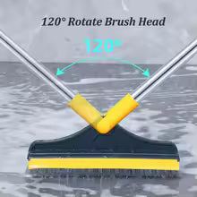 2 In 1 Floor Cleaning Brush Bathroom Tile Windows Floor Cleaning Brush With 120° Rotatable Head