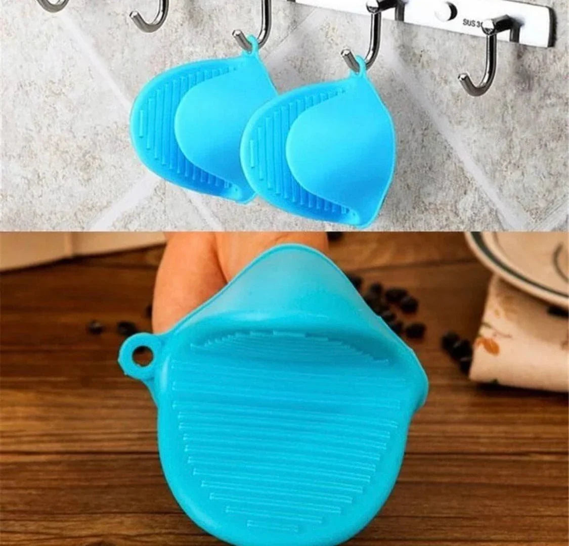 2 Silicone Heat Resistant Glove Clip
