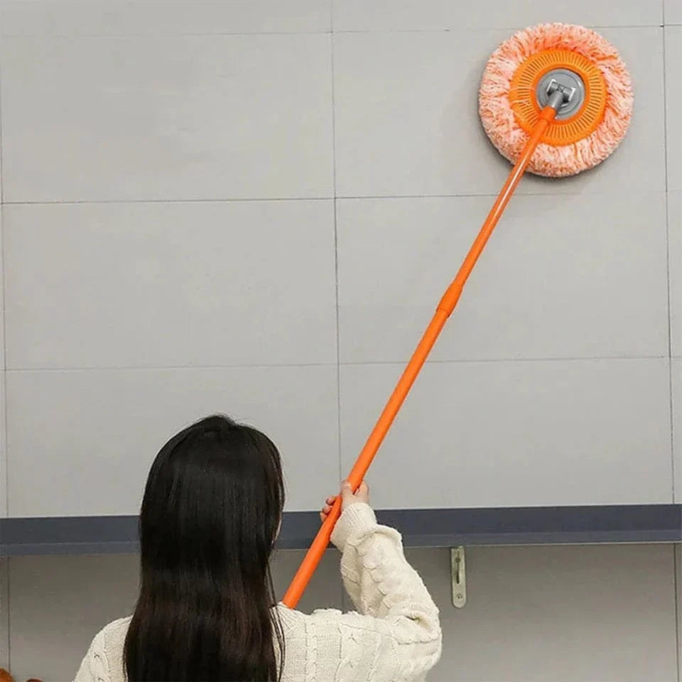Multi-Functional Spin Mop with Extendable Stainless Steel Handle