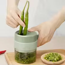 4 In 1 Handheld Rechargeable Vegetable Cutter Chopper