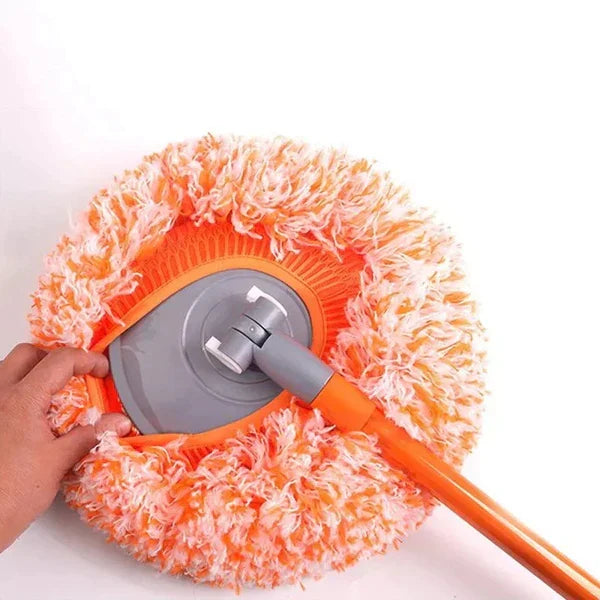 Multi-Functional Spin Mop with Extendable Stainless Steel Handle